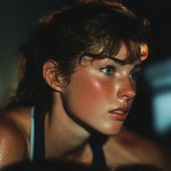 Junge Frau Beim Workout im manhattan Club